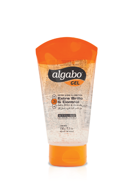 Gel Algabo Pomo x150 grs. Extra Brillo y Control (Transparente)