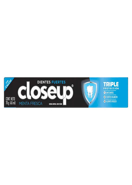 Dentrifico Close up triple proteccion MENTA FRESCA 70g (celeste)