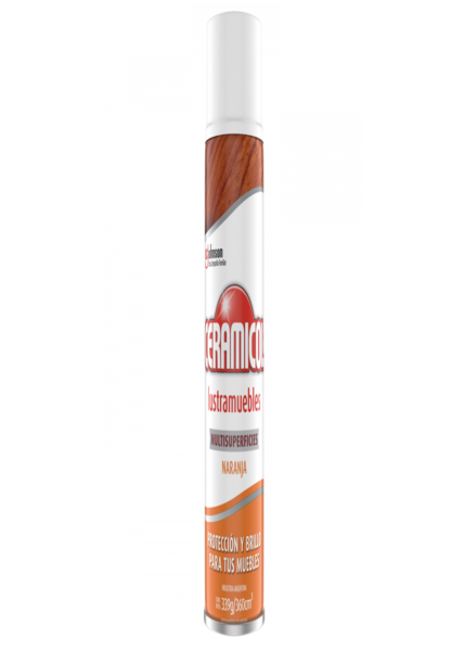 Lustramuebles Ceramicol Naranja x360ml.