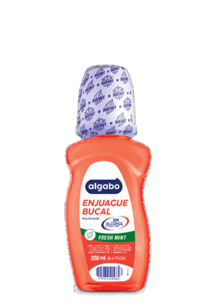 Enjuague Bucal Sin Alcohol Algabo x250ml