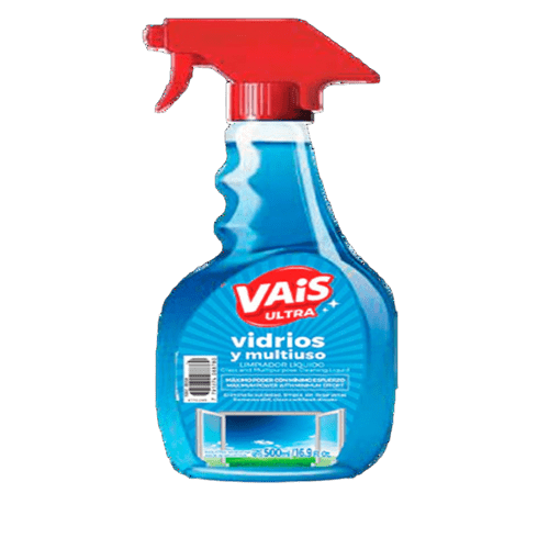 Vais Ultra Limpiador liquido Vidrios y Multiuso x500 ml. GATILLO 