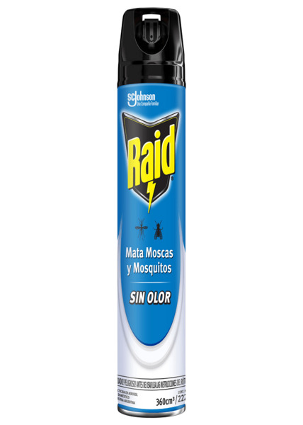 Raid Mata Moscas y Mosquitos Sin Olor 