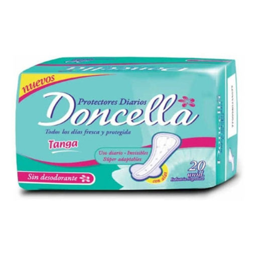 PROTECTORES DONCELLA X20 Unid. TANGA CELESTE