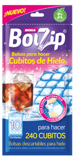 Bolsas para Hacer Cubitos de Hielo x10 Unid.