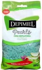 Cera Depilatoria DEPIMIEL Repuesto Vegetal x200g. (VERDE)