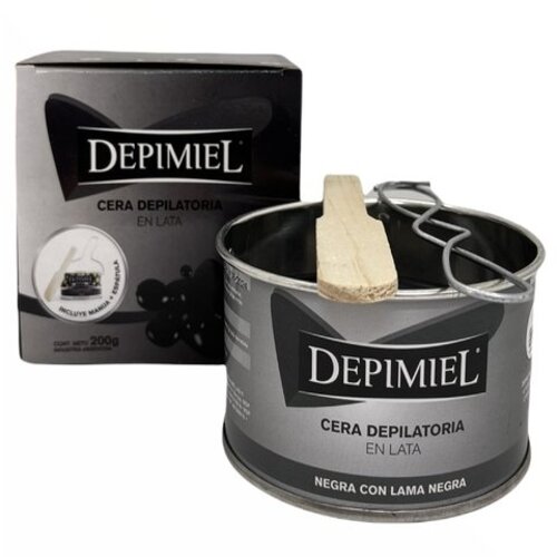 Cera Depilatoria DEPIMIEL Lata Negra x200g.