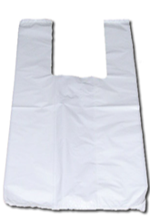 Bolsa Camisetas 40x50 Economica BLANCA (Naranja)