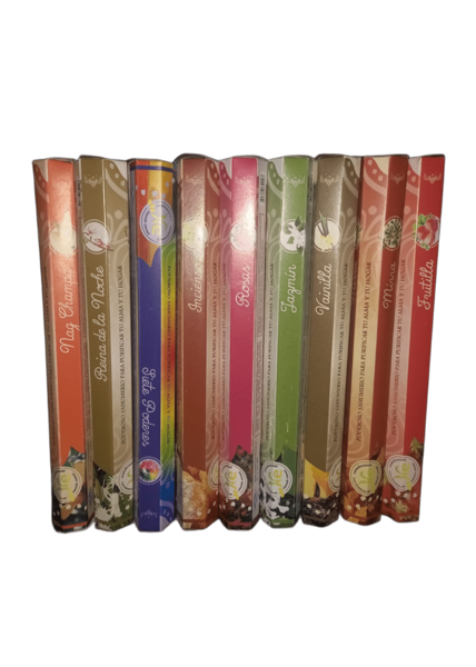 Sahumerio Hexagonal SURTIDO (en caja)