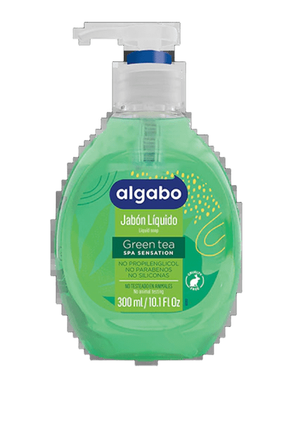 Jabon Liquido Algabo x300 ml. Green Tea (verde)